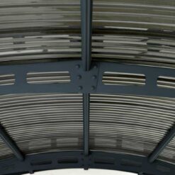 Palram Carports Atlas 5000 Grey Solar Grey Polycarbonate roof aluminium structure
