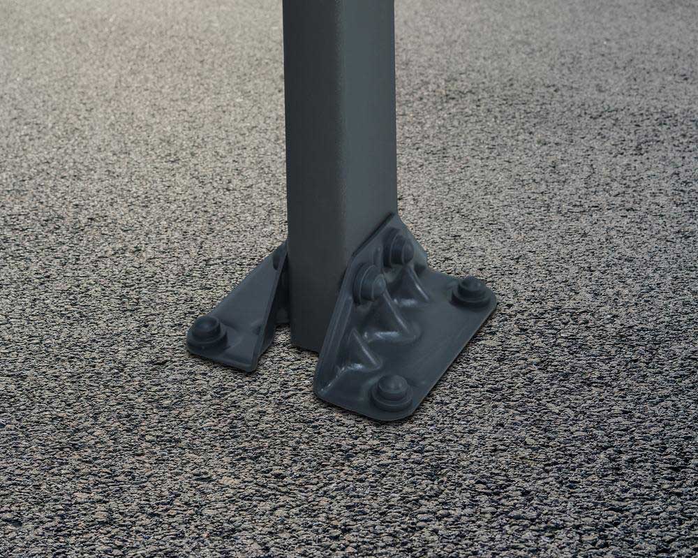 Palram Carports Atlas 5000 Grey Solar Grey Anchoring Leg post