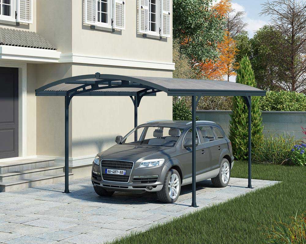 Palram Carports Atlas 5000 Grey Solar Grey