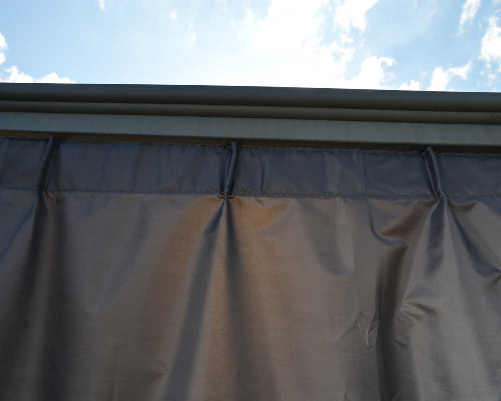 curtain set gazebo