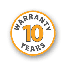 10 years warranty