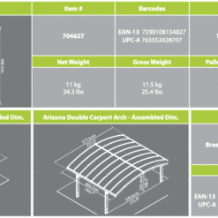 Arizona Carport EZ Link Kit