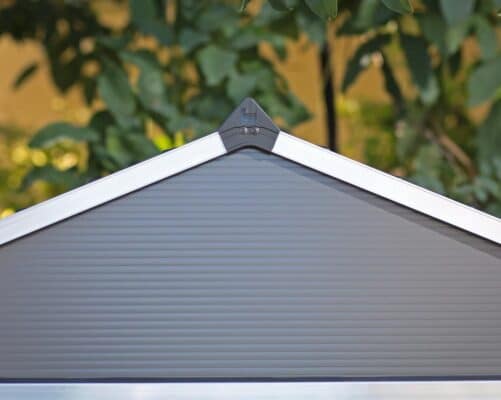 Palram Garden Sheds Rubicon Grey Front Panel