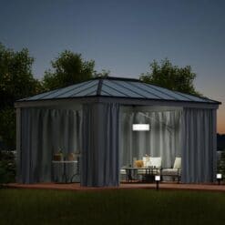 Palram Garden Gazebos Dallas 4900 Curtains Set Main 1
