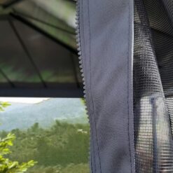 Palram Garden Gazebos Dallas Netting Set Open Detail