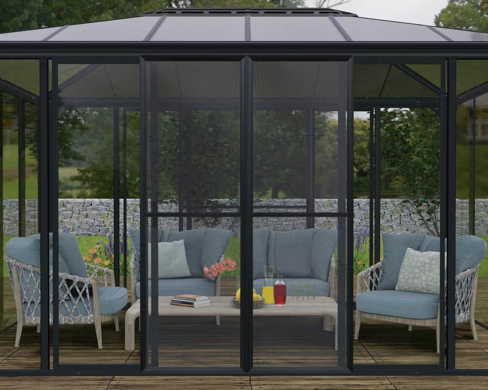 Screen / net door set Compatible with Palrams San Remo & Ledro