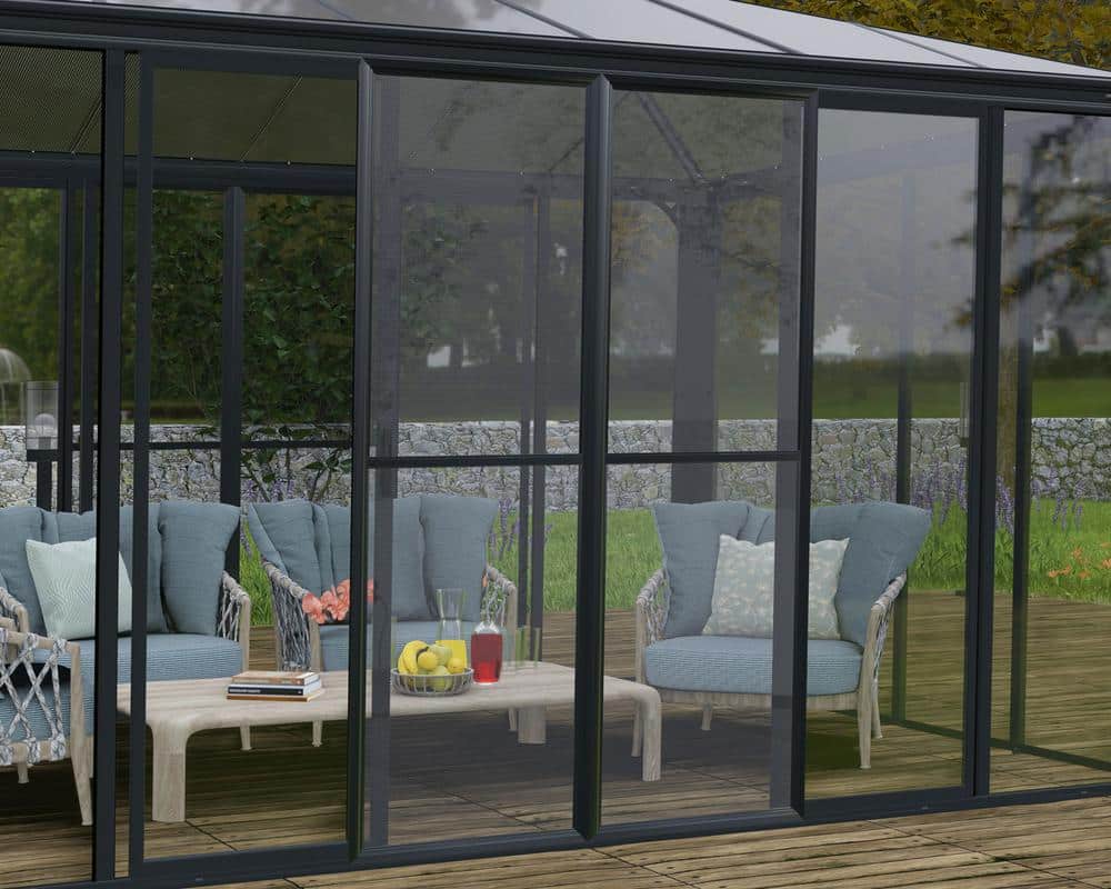 Screen / net door set Compatible with Palrams San Remo & Ledro