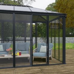 Screen / net door set Compatible with Palrams San Remo & Ledro