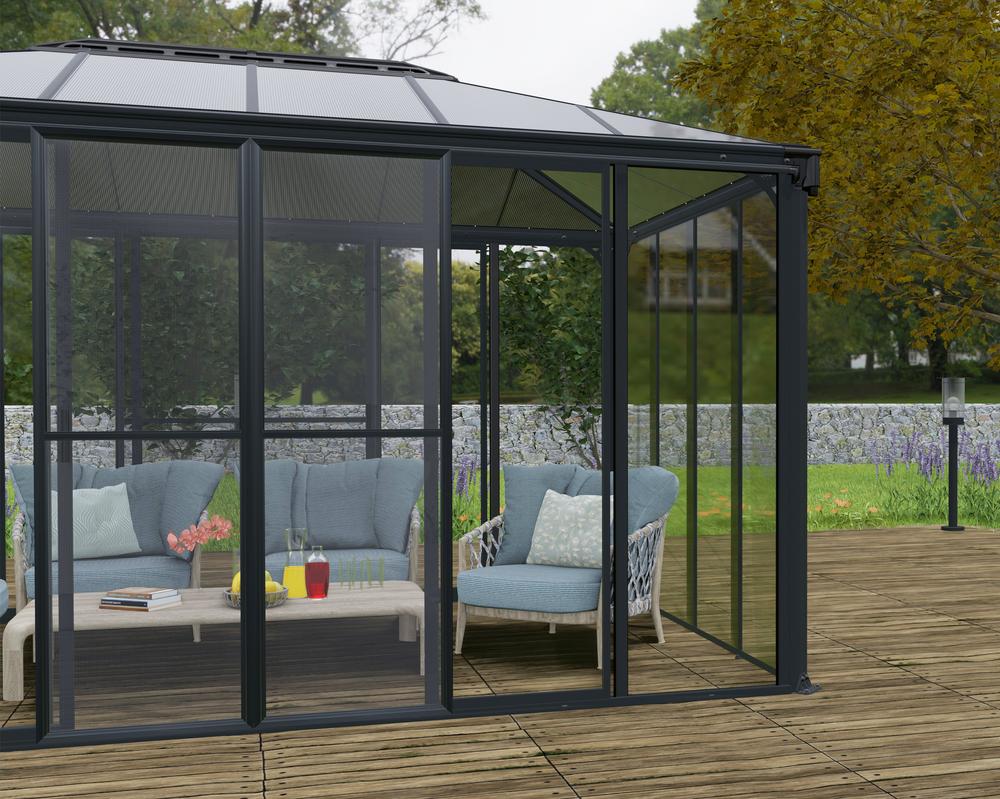 Screen / net door set Compatible with Palrams San Remo & Ledro