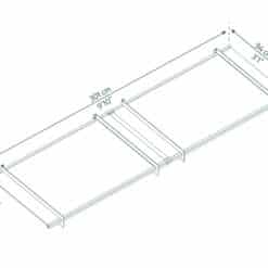 Palram Canopia Door Awnings Nancy 3000 Dimensions