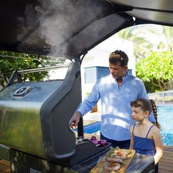 Austin BBQ Gazebo 6x8 1.8x2.4m Black Palram-Canopia Garden Gazebos